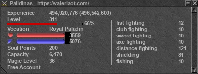 Signature for player Palidinas